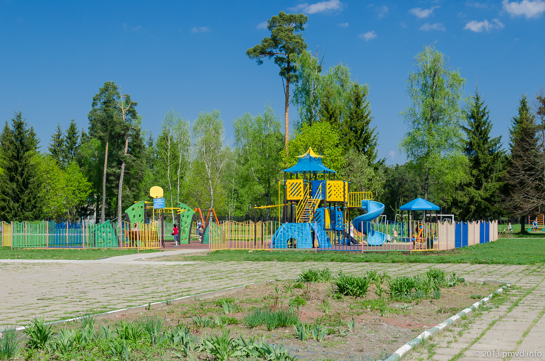 A children playground in Yakovlevksoye village.